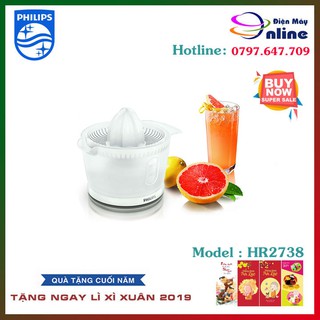 Máy vắt cam philips hr2738 - chính hãng