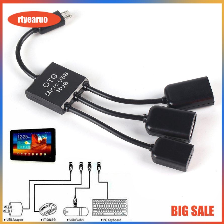 Dây cáp sạc nguồn chuyển đổi cổng Micro USB OTG
