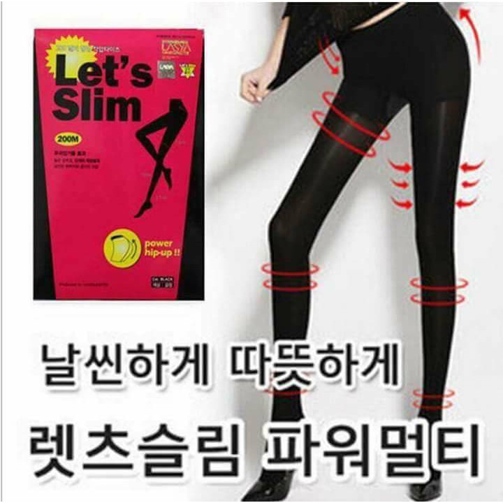 Quần tất thon chân nâng mông Hàn quốc Let Slim