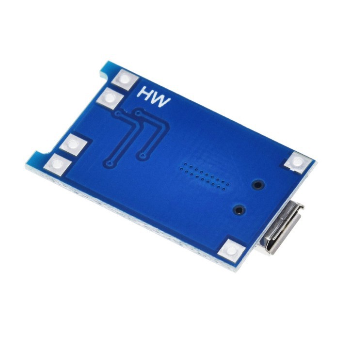Mạch Sạc 1S Pin Lithium - Li-ion - 18650 TP4056 Có Bảo Vệ Pin 5V Micro USB 1A