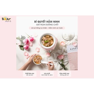 𝑭𝑹𝑬𝑬𝑺𝑯𝑰𝑷 🔥 Nồi nấu chậm đa năng 1.0L Bear DDG-D10B1S