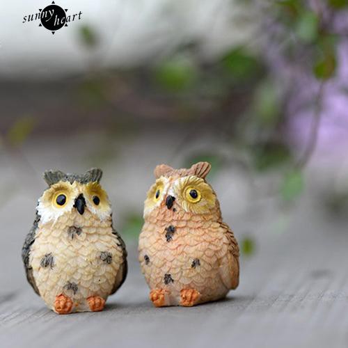 Cú trang trí nhà búp bê