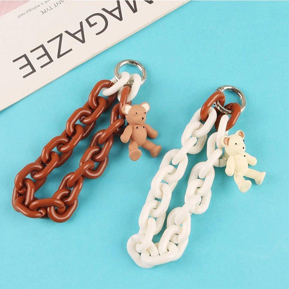 Móc Khóa Hình Gấu Ngồi Xinh Xắn Sáng Tạo Cho Cặp Đôi