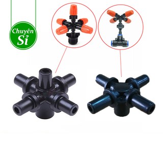 HCM Đầu chia 4, chia 5 nhánh béc phun sương - đầu chia béc phun sương 4 hướng, 5 hướng