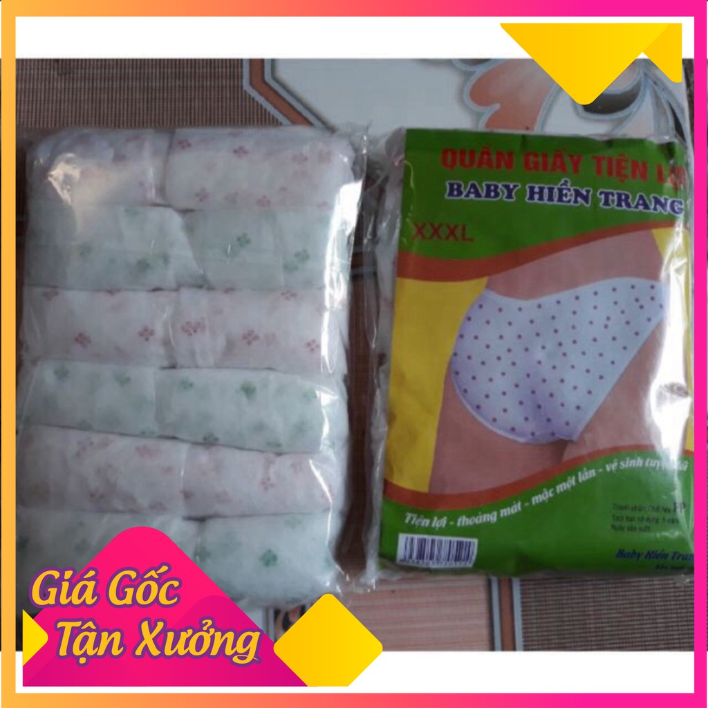 [Si-Le] Combo 50 gói quần lót giấy ( 6 chiếc/ 1 gói)