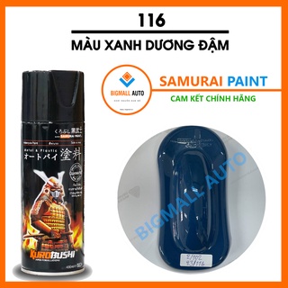 Sơn samurai - sơn xịt chuyên dụng màu xanh dương đậm 116