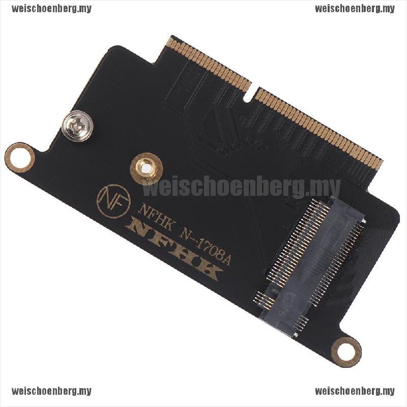 Thẻ chuyển đổi NVMe M.2 ngff ssd cho macbook pro a1708 2016 2017 13&quot;