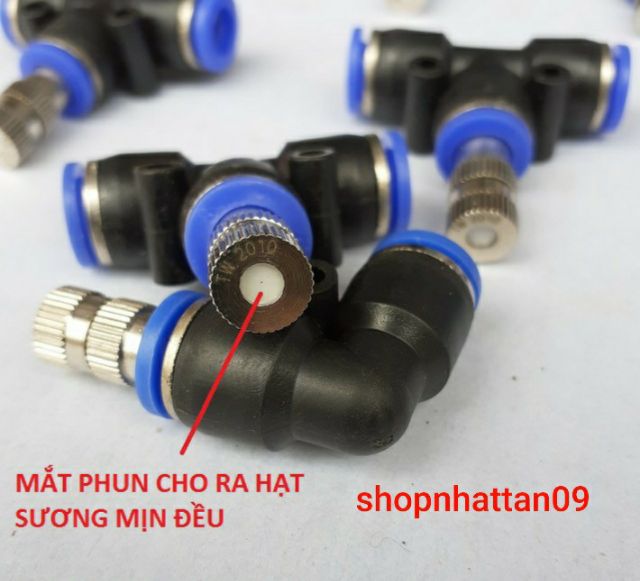 Sale bộ béc phun sương béc bằng inox như hình