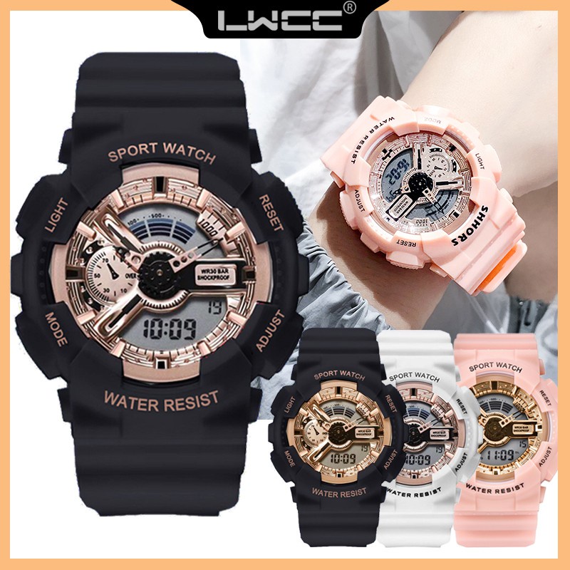 Đồng hồ thể thao LWCC 100% chống nước thời trang