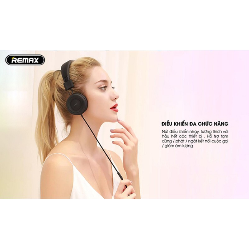 💎CHÍNH HÃNG💎 Tai Nghe Chụp Tai Có dây, nhận dạng giọng nói - Headphone cho máy tính và điện thoại Remax RM-805