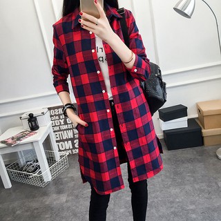 Áo Sơ Mi Nữ Form Dài 554