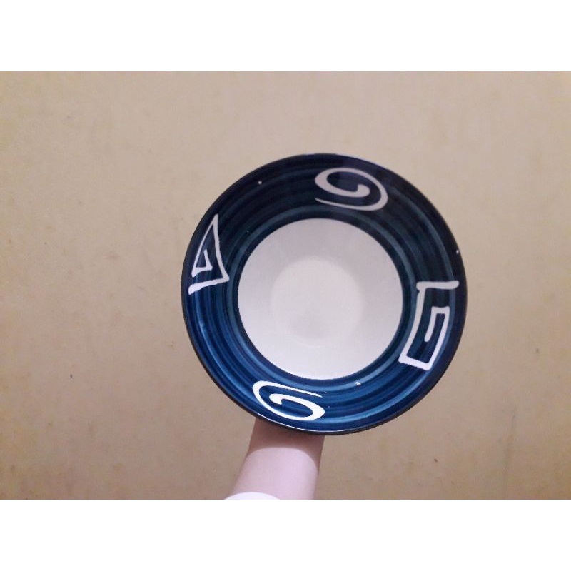 (Sẵn) Set bát tô 4 món, bộ bát tô canh, tô phở đựng bún phở vân Nhật mix hoa văn  size 20cm