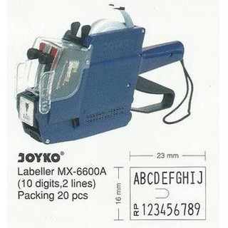 Gói Joyko MX-6600A (Letters, Số) - Công Cụ Lebel Tool (ART. W79)