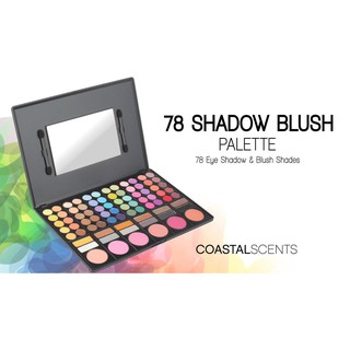 Bảng Phấn Mắt Má 78 Màu Coastal Scents Shadow Blush Palette