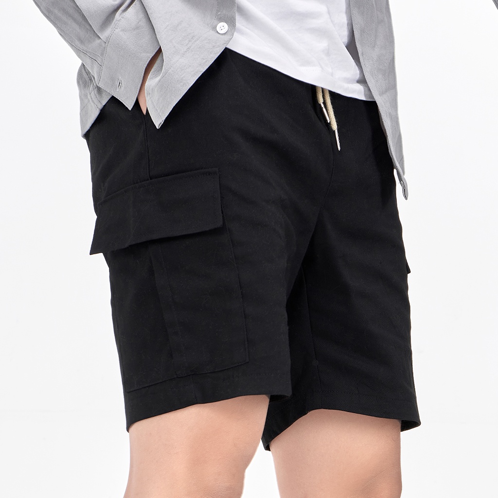 Quần Short Nam Kaki Túi Hộp Nam ROUGH Unisex Ulzzang Hàn Quốc