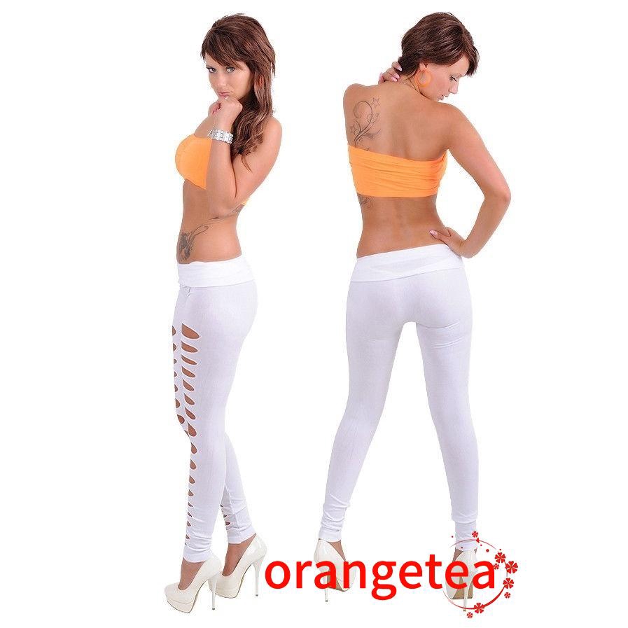 Quần legging bó sát khoét lỗ gợi cảm cho nữ | BigBuy360 - bigbuy360.vn