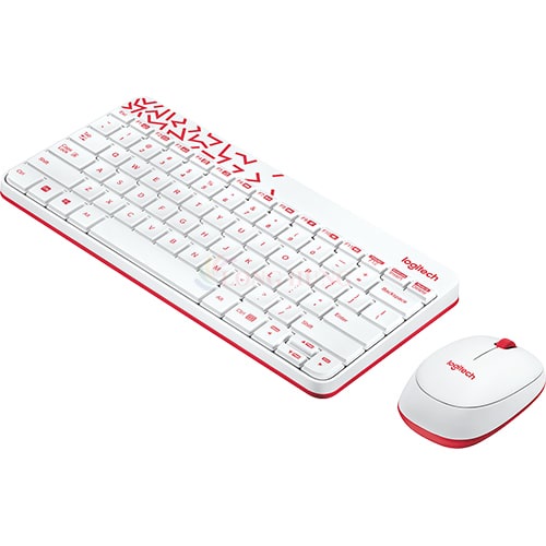 Combo chuột và bàn phím không dây Logitech MK240 - Hàng chính hãng