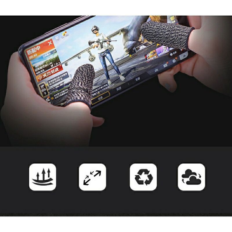 Găng tay chơi game chuyên dụng chống mồ hôi tay khi chơi game Liên quân,Pubg trên điện thoại