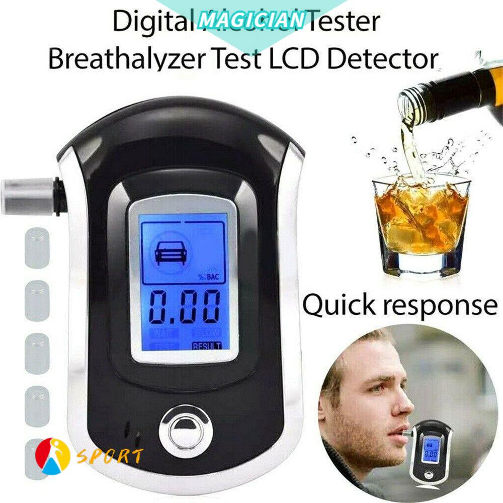 Máy Đo Nồng Độ Cồn Kỹ Thuật Số Thiết Kế Nhỏ Gọn Có Màn Hình LCD Thời Trang