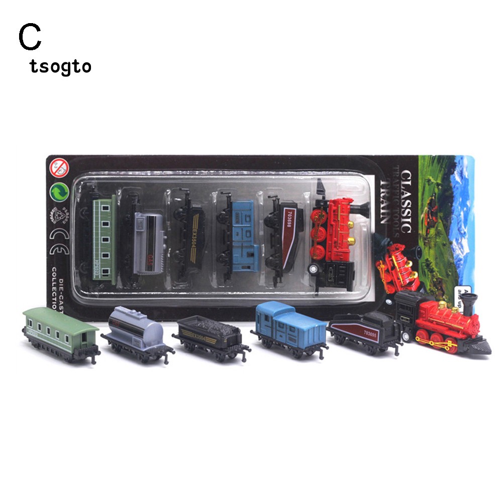 Mô Hình Xe Lửa Đồ Chơi 6 Trong 1