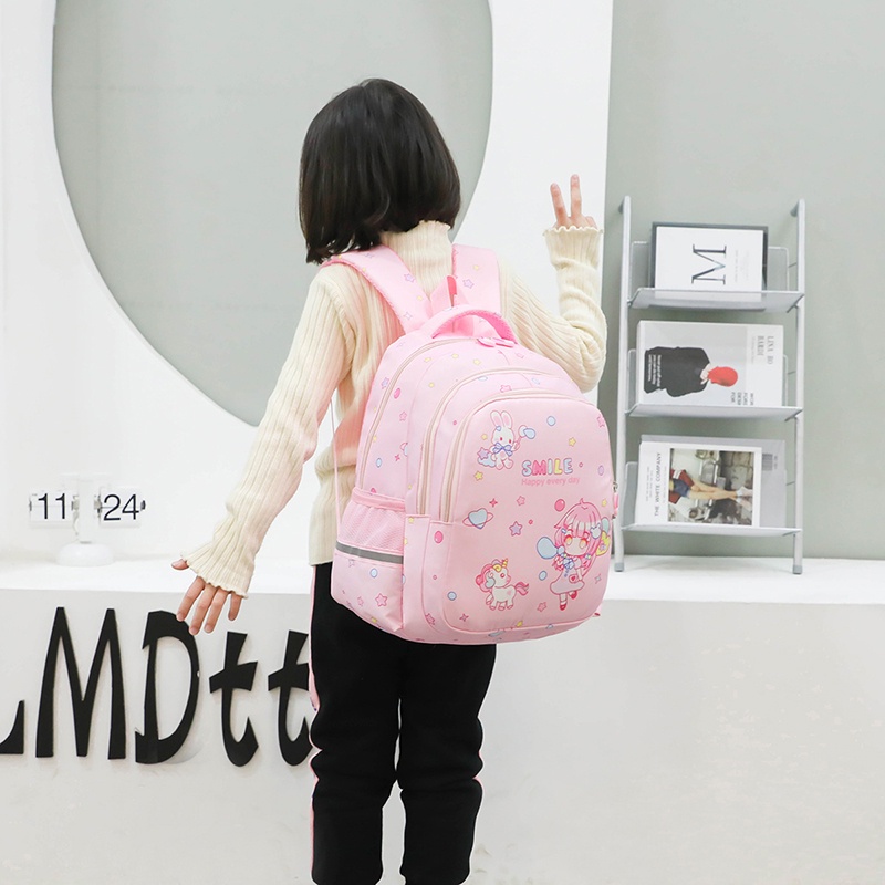 Ba Lô Công Chúa Họa Tiết Hoạt Hình Phong Cách Phương Tây Mới Cho Bé Gái