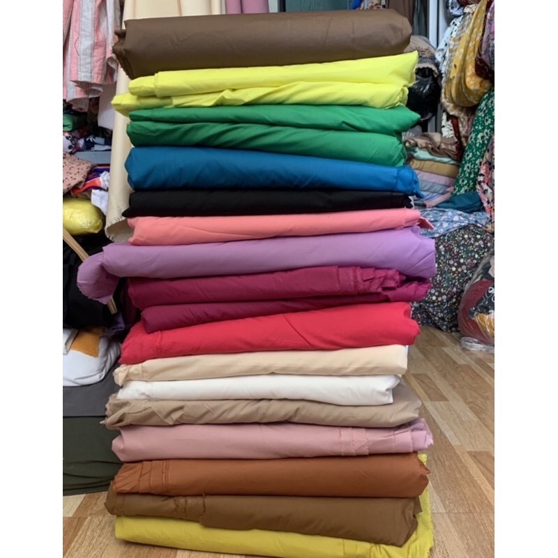 Sỉ 10 mét vải thô ướt nhiều màu
