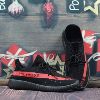 Giày  boost 350 V2 Đen Đỏ - Nam
