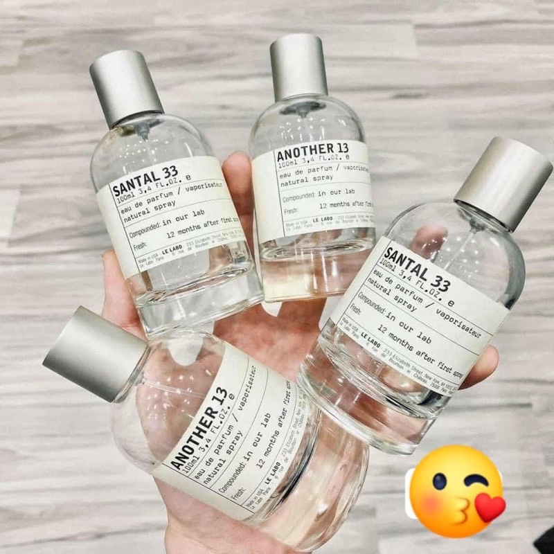 Nước hoa Lelabo Santal 33, Another 13, Bergamote 22, Rose 31, Lys 41, Noir 29, Tonka 25, Matcha 26, ...