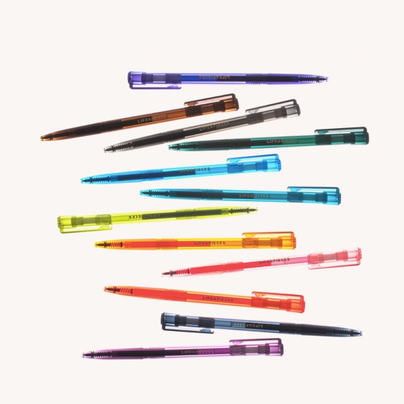 Viết gel nhiều màu ngòi 0.5mm - 0.5 Transparent Gel Pen