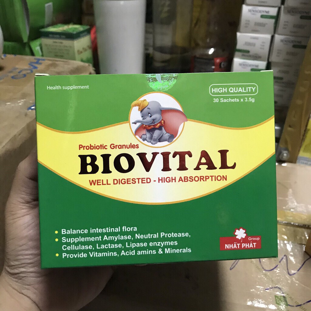 CỐM BIOVITAL - BỔ SUNG MEN VI SINH CHO HỆ TIÊU HÓA KHỎE MẠNH - Nhà thuốc Nhật Thành