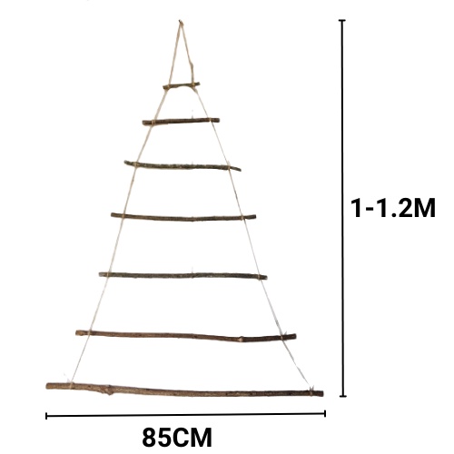 Cây thông noel từ cành cây khô đã ráp sẵn tuỳ chọn kích thước