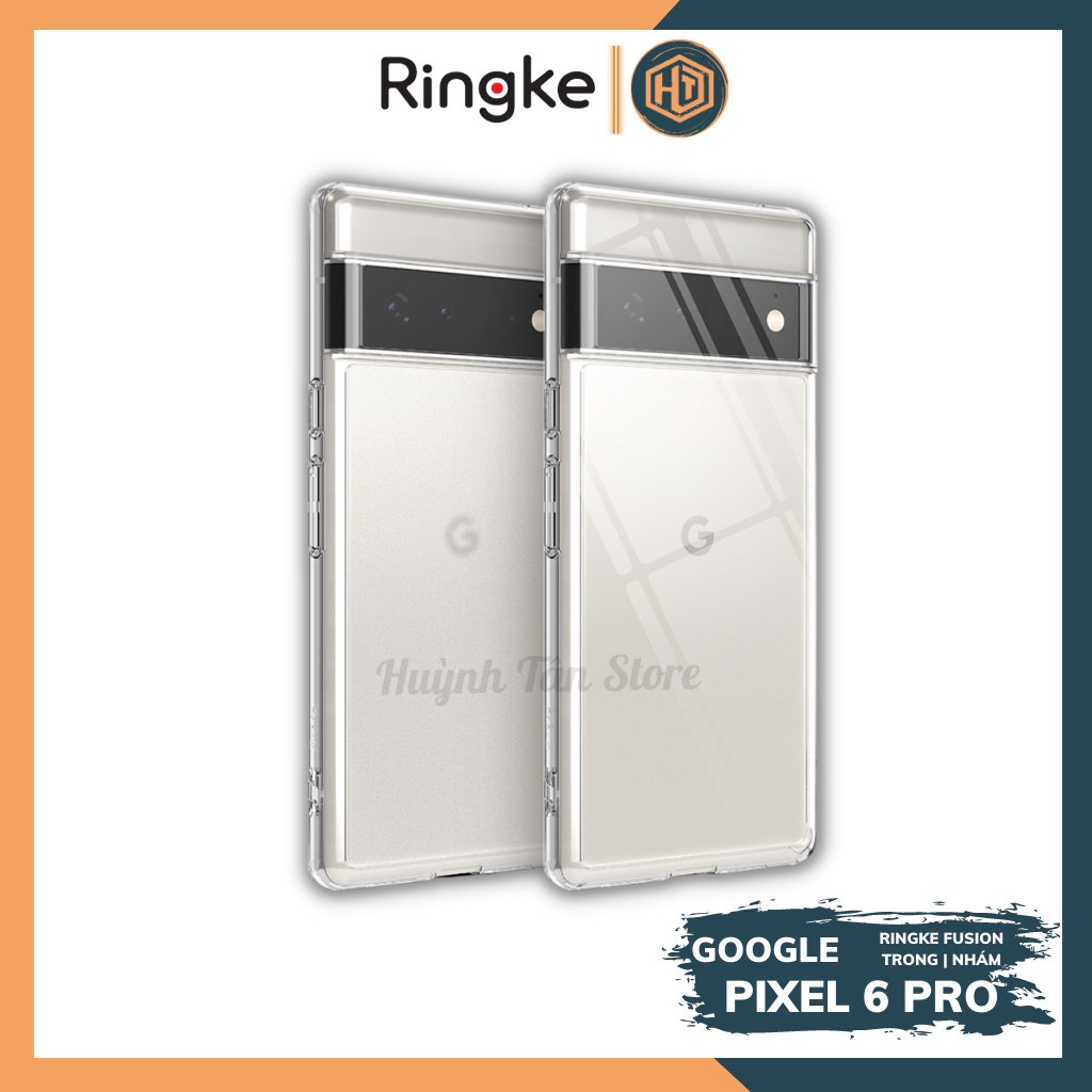 Ốp lưng pixel 6 pro RINGKE chính hãng trong suốt chống sốc FUSION X chống ố vàng phụ kiện điện thoại huỳnh tân