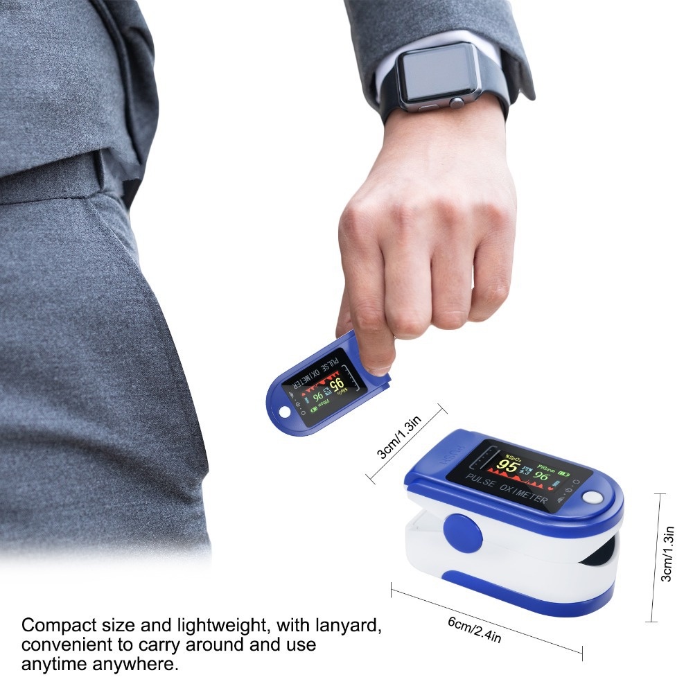 📌FREESHIP📌Máy đo Nồng Độ OXY trong máu, Máy đo huyết áp kẹt ngón tay kỹ thuật số màn hình LED, máy Spo2 chính hãng