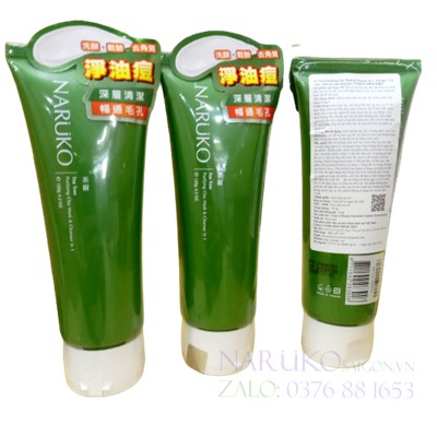 SỮA RỬA MẶT NARUKO TRÀM TRÀ NHẬP KHẨU CHÍNH HÃNG ĐÀI LOAN Naruko Tea Tree Purifying Clay Mask and Cleanser 3 in 1 120 gr | BigBuy360 - bigbuy360.vn
