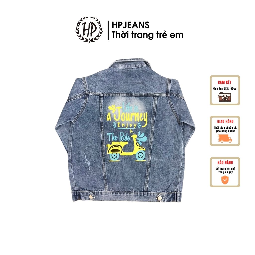 Áo Bò Bé Trai HP JEANS - HPJEANS024