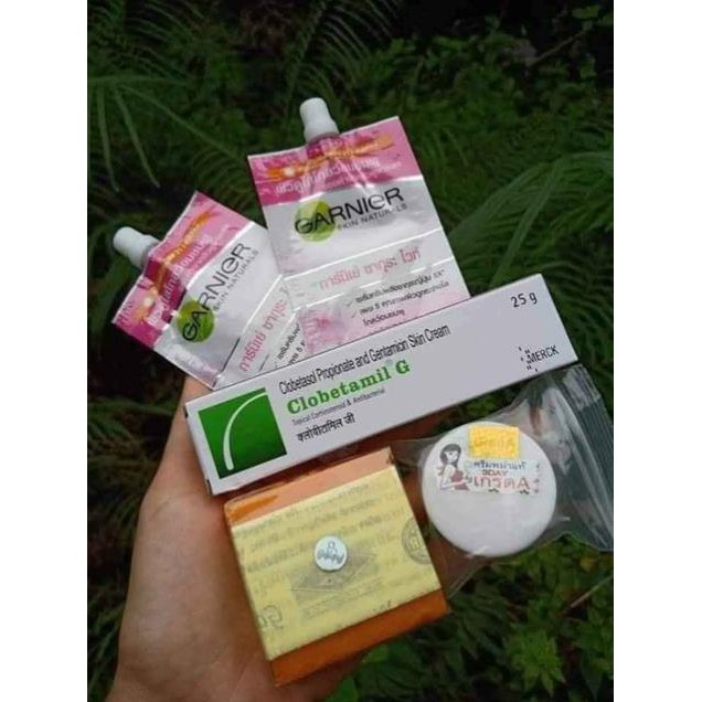 [bộ nám túi] Bộ kem nám GARNIER thái lan