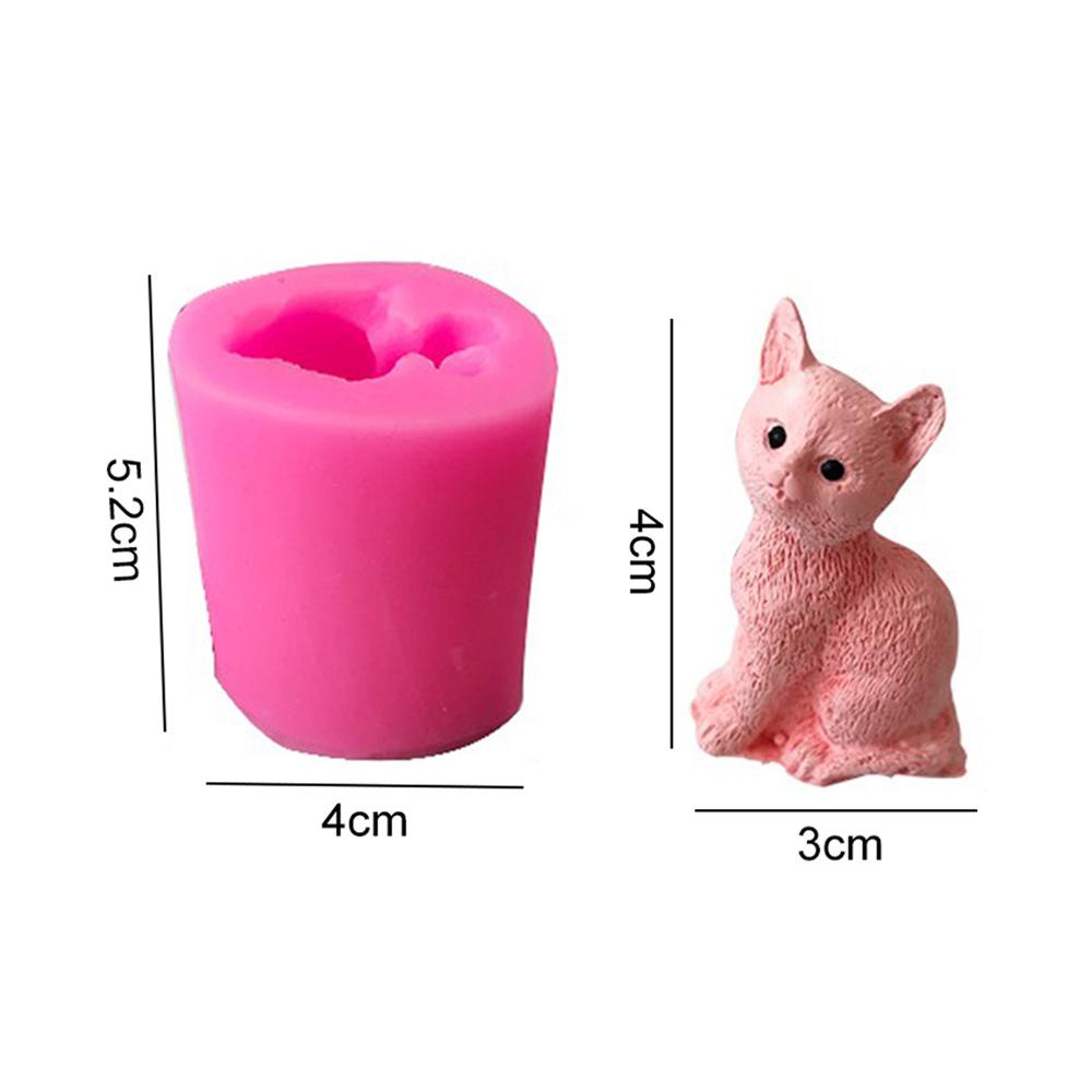 IVORY Khuôn Silicone Làm Kẹo / Xà Phòng Hình Thú Cưng Đáng Yêu DIY