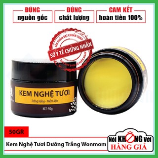 [CHÍNH HÃNG] Chăm Sóc Da Mẹ Bầu Kem Nghệ Tươi Dưỡng Trắng Da Cho Mẹ Bầu Và Sau Sinh Wonmom Hũ 50gr