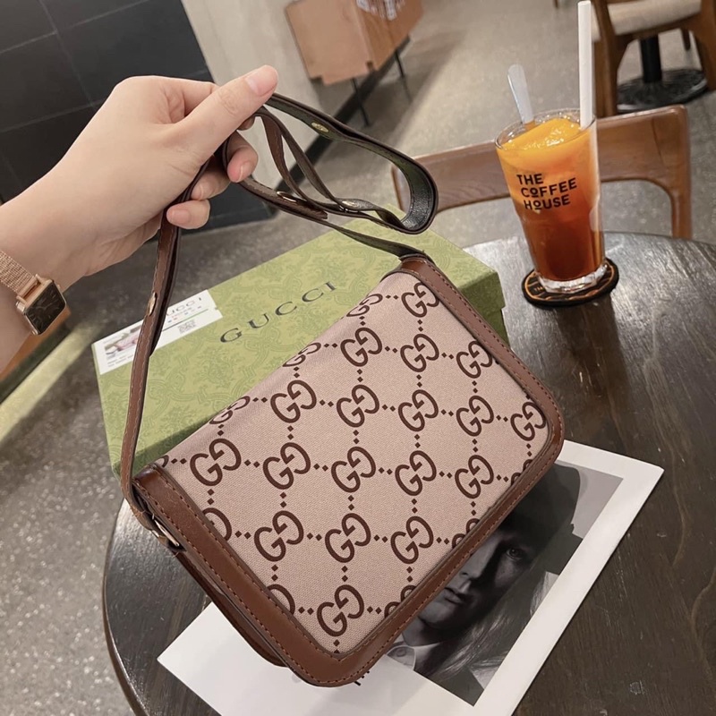 TÚI ĐEO CHÉO ĐEO VAI HỒ HÀ VIỀN NÂU