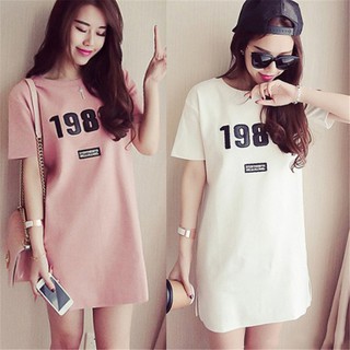 Đầm suông tay ngắn dáng rộng cho nữ