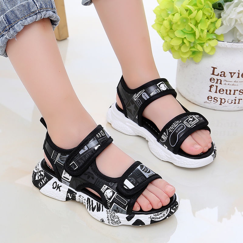 Giày Sandal Đế Mềm Chống Trượt Phong Cách Mới 2022 Cho Bé Trai