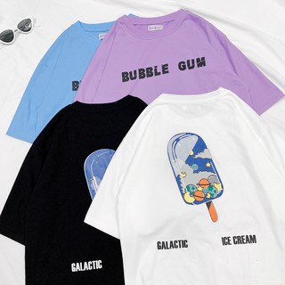 🌸Siêu Rẻ 💯 Áo thun tay lỡ CÂY KEM ICE CREAM BUBBLE GUM Unisex CHẤT ĐẸP CÓ FREESHIP | BigBuy360 - bigbuy360.vn