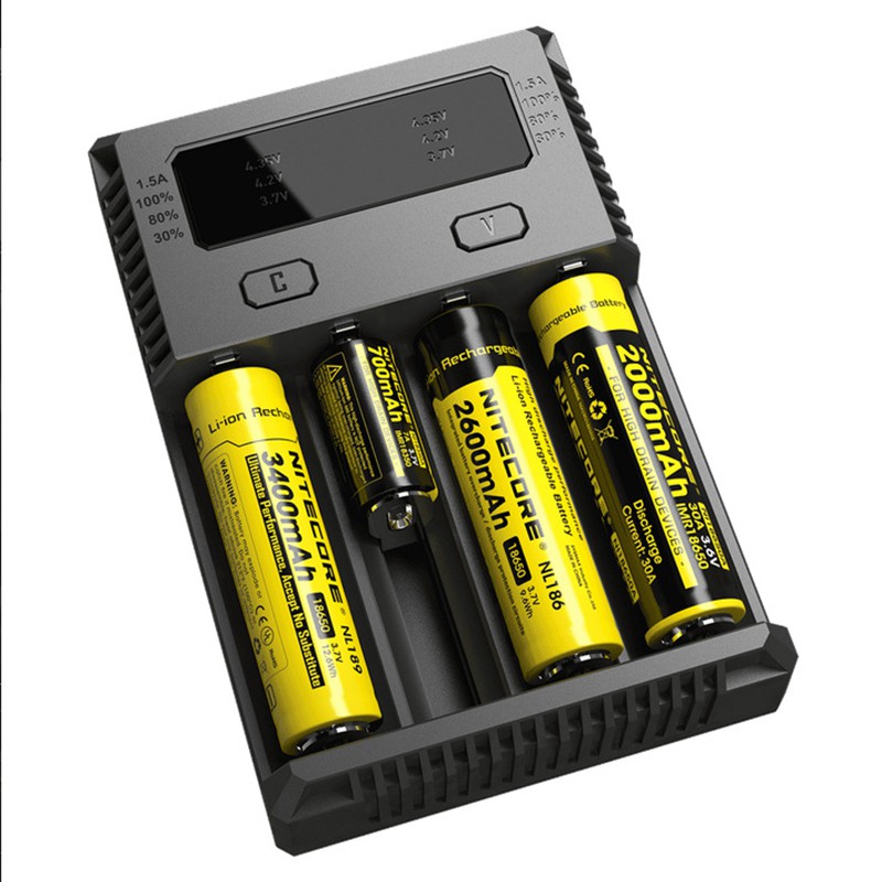 Bộ Sạc Pin Lithium Nitecore New I4 4 Bay Ni-Mh / Lithium