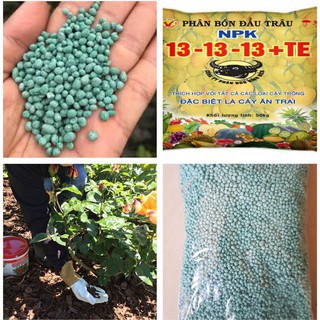 Phân bón NPK 13-13-13 +TE bón cho nhiều loại cây gói 1kg