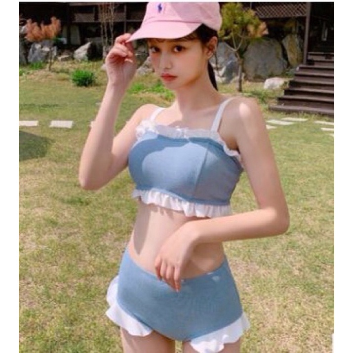 Đồ bơi đi biển đi bơi nữ, bộ bikini đồ tắm hai mảnh