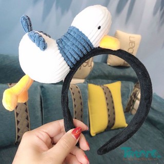 Cài tóc vịt khăn xanh cute| Hubeshop