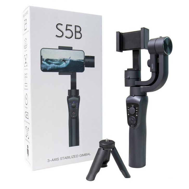 ✔️✔️ Gậy chống rung điện thoại 3 TRỤC Gimbal pro S5B – Hàng nhập khẩu