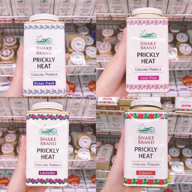 Phấn Lạnh SNAKE BRAND Prickly Heat Cooling Powder 140g - Thái Lan