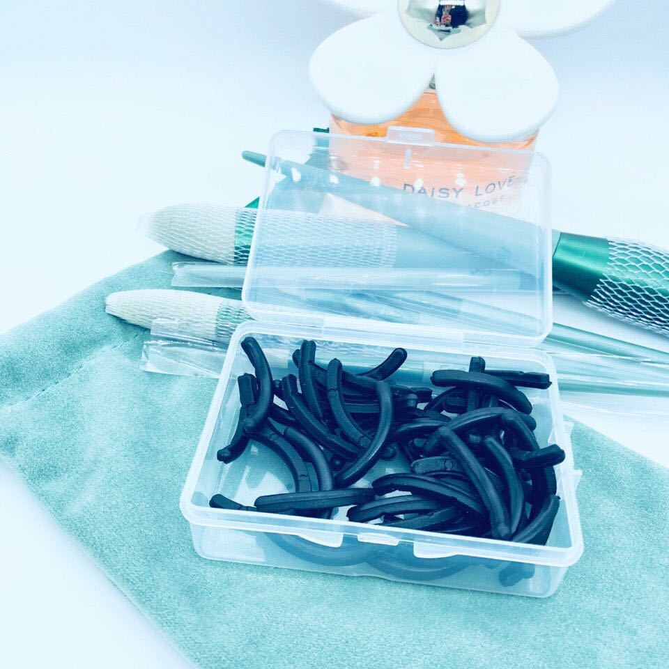 ♨♞❈Còn hàng trong vài giây, đóng hộp 50 dụng cụ uốn mi, đệm gel thay thế, vòng nối mi, đệm dải cao su silicon đàn hồi cao, dụng cụ làm đẹp lông mày | BigBuy360 - bigbuy360.vn