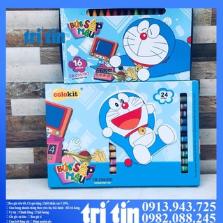 (Sẵn tại kho, hàng chuẩn)  Bút Sáp Màu Doraemon Colokit [VPP LÊ HƯNG]  - vanphongphamhongha